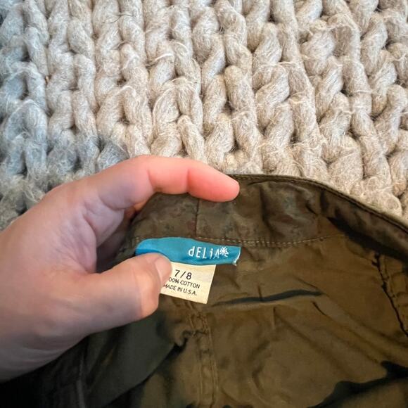 Delia's vintage army green pants size 7/8 - Picture 11 of 11